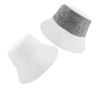 CTIRCHIU 2 Pezzi Sauna Hat in Felt Insulated Traditional Russian Headgear For Women Moisture Absorbing And Heat Protective Cap Comfortable Fit For Steam And Spa