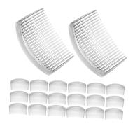 CTIRCHIU 20 Pezzi Clip Francese E Progetti Impugnature Pettine Chignon Formale Plastica Chignon Sposa - Decorativo Piccoli Copricapi Clip Lunghi Velo Acconciatura Frangia Artigianato