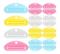 CTIRCHIU 20 Pezzi Spremiagrumi per Tubi Dentifricio Manuale Plastica Piccolo e Portatile per Dentifricio Crema Mani e Detergente Viso Salva Prodotto Facile da Usare e Compatto per Casa e