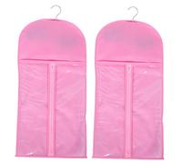 CTIRCHIU 2pezzi Porta Parrucche in Pvc con Gancio Borsa per Riporre Extension e Parrucche Multiple Design Elegante e Pratico per Organizzare Capelli da Parrucchiere