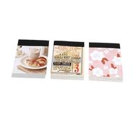 CTIRCHIU 3 Pezzi Diario Taccuino Forniture Per Album Di Ritagli Libro Di Scarto Pianificatore Taccuino Delle Idee Carta Scrapbooking Piccolo Blocco Note Taccuino Per Il Lavoro Colorful
