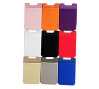 CTIRCHIU 3pezzi Custodia Per Telefono Adesiva in Tessuto Elastico Resistente Supporto Riutilizzabile Per Cellulare Tasca Posteriore Ultra Sottile Per Carte e Documenti