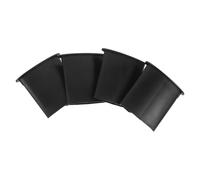 CTIRCHIU 4 Pezzi Piatto T-24 per Casse Acustiche in Plastica Nera, Facile Installazione e Canale Interno per Diffusori Subwoofer in Audio Domestici