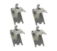 CTIRCHIU 4pezzi Clip Per Frigorifero e Fermagli Per Congelatore in Acciaio Inox Da Supporto Per Mensole e Ripiani Accessori Per Frigorifero e Congelatore Installazione