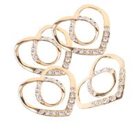 CTIRCHIU 4pezzi Sciarpa Di Fermaglio Anello Clip Decorativa Per Sciarpa Chiusura Delicata Per Top Estivi Anello Multifunzione Per Fibbia in Di Per Accessori Da