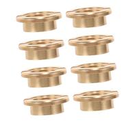 CTIRCHIU 8 Pezzi Dadi in Oro per Meccanismo Orologio al Quarzo Design Incassato per Montaggio Fai da Te Connessione Stabile e Silenziosa Compatibile con Riparazioni e Creazioni Orologi da