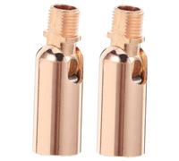 CTIRCHIU Adattatore Girevole Per Lampade a Sospensione Da Soffitto Inclinato, Giunto 180 Gradi in Lega, Set 2 Pezzi Per Plafoniera Bagno e Lampada Da Parete