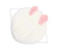 CTIRCHIU Asciugamano Calda Maschera per Corallo e in Spesso di Viso a Pile Riutilizzabile Compressa Terapia Viso, Adatto Casa e Cura Occhi e Pelle