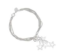 CTIRCHIU Bracciale Stellare Bracciale Amicizia e Della Promessa Accessorio Alla Moda Per Amici Design Cinque Linee Con Stelle Per Regali e Occasioni Speciali