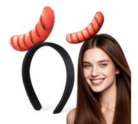 CTIRCHIU Cerchietto Chioma Design Cibo Simulato in Peluche e Tessuto, Accessorio Cosplay e Prop Fotografico per Feste di Compleanno e Performance Sul Palco