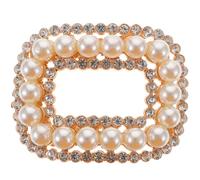 CTIRCHIU Clip per Scarpe Fibbia in Strass e Lega, Accessorio Gioiello Elegante per Tacchi Alti, per Matrimoni e Occasioni Speciali