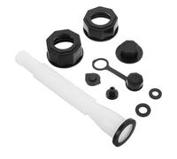 CTIRCHIU Completo di Beccucci Flessibili per Taniche Carburante Tubo Filettato con Dado Esagonale Resistente per Benzina Accessorio Anti-perdita Kit Ricambio Tanica Robusto e Versatile