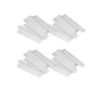CTIRCHIU Coperture Protettive e Mantenere Puliti per Pennelli da Trucco Pe Bianco 100 Pezzi in Rete Plastica Facili da Riconoscere per Pochette e Borse Make Up