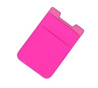 CTIRCHIU Custodia Per Telefono Adesiva Doppia 2 Pezzi Tasca Posteriore Elastico Resistente, Portafoglio Per Cellulare Pratico e Sottile, Per Uso Quotidiano, Colore Rosso Rosa