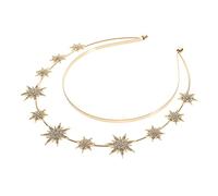 CTIRCHIU Fascia Sei Punte Accessorio Elegante Per Matrimoni e Feste Cerchietto Boho Per Cerimonie e Eventi Speciali Design Unico e Leggero