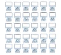 CTIRCHIU Ganci da Muro per Appendere Cornici e Dipinti, 50 Pezzi in Lega di Alluminio Argento, Sicuri le Mani e Portatili, per Opere D'arte e Ufficio