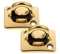 CTIRCHIU Ganci da Parete in Lega di Zinco 2 Pezzi per Corda Guardrail e Controllo Accessi, Pratici di Piccole Dimensioni, Colore Oro, per Uso in Corridoi e Ingressi