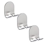 CTIRCHIU Gancio da Parete Autoadesivo Supporto Porta Rasoio da Doccia in Acciaio Inox 304 Resistente Set da 3 Pezzi senza Foratura per Bagno e Cucina per Luffa e Spugna per Superfici