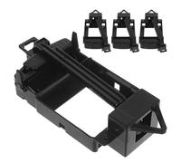 CTIRCHIU Kit 4 Pezzi Meccanismo Orologio Pendolo 100g in Plastico Nero Compatibilità e Installazione Facile per Riparazione Orologi da Parete