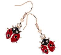 CTIRCHIU Orecchini a Gancio Pendenti a Forma di Coccinella per Donna e Ragazze Adolescenti Leggeri Ipoallergenici Accessori Moda per Feste e Uso Quotidiano