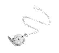 CTIRCHIU Orologio da Tasca Vintage Uomo con Carica Manuale, Movimento Meccanico Preciso, Design Classico Inciso, Struttura con Copertura a Ribalta, Adatto per Occasioni Casuali