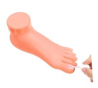 CTIRCHIU Piede Per Nail Art Professionale in Materiale Elastico Leggero, Strumento Di Pratica Per Manicure e Unghie Dei Piedi, Utile Per Esercizi Di Formazione e Miglioramento Tecnica Pedicure