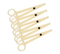 CTIRCHIU Pinze Per Piercing Beige, Set Da 5 Pezzi, Morsetti Articolari Professionali Per Piercing Vari Come Lingua, Addome, Naso e Sopracciglia, Igieniche e Facili Da Usare Per Operatori Professionali