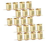 CTIRCHIU Portalampade E10 in Ottone Base a Vite per Test Elettrici Scolastici, Supporto Piccolo per Lampadine a Vite, 50 Pezzi per Esperimenti Fai da Te e Laboratori di Scienze