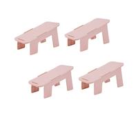 CTIRCHIU Scarpiera a Livello Regolabile in Materiale Resistente Portascarpe Impilabile per Scarpe da Ragazza e Adulti Organizer per Armadio Set da 4 Pezzi