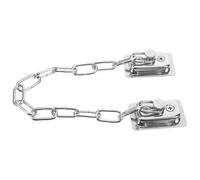 CTIRCHIU Serratura di Sicurezza per Porta con Catena Rinforzata in Acciaio Inossidabile Blocca Finestre e Porte Interni Protezione Antifurto per Casa Hotel e Uffici Facile Installazione