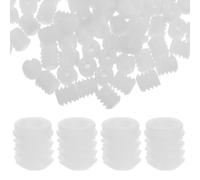 CTIRCHIU Set 100 Pezzi Tasselli di Plastica per Viti Cerniera Armadio M4, Rinforzo Robusto per Porte di Mobili e Cassetti