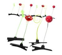 CTIRCHIU Set 16 Pezzi Fermagli Per Chioma a Forma Di Germoglio Di Soia e Piante, Piccole Forcine Kawaii Per Bambine 8-12 Anni, Accessori Resistenti Per Acconciature Quotidiane e Feste