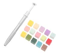 CTIRCHIU Set Spugne per Unghie Sfumate 50 Pezzi con Pinza a 4 Artigli in Metallo Strumento per Nail Art Manicure Portatile per Effetti Sfumati Professionali e Design Unici