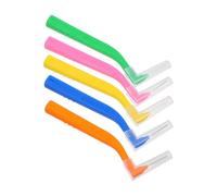 CTIRCHIU Spazzole Interdentali a Forma Angolate Set 5 Pezzi Per Pulizia Denti Scovolini Interdentali in Acciaio Inossidabile e Nylon Per Portatori Apparecchi Ortodontici