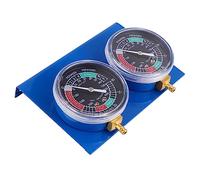 CTIRCHIU Strumento Bilanciamento Carburatore per Cilindri Sincronizzatore Vacuometro con Kit Manometro e Base Robusta per La e Bilanciamento Del Carburante