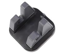 CTIRCHIU Supporto Telefonino per Auto in Silicone Nero Base Adesiva Resistente e Rotazione a 360°, Compatibile Smartphone e Dispositivi Gps per Uso in Auto