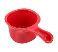 CTIRCHIU Tazza da Caffè in Ceramica Rossa Impugnatura Comoda e Bordo Ampio, Design Vintage e Retrò Forme Arrotondate, la Casa e Momenti di Lettura