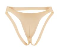 CTKOLYS Camel Toe Hiding Gaff Panty Shaping Pant Mutandine in Silicone Perizoma di Controllo per Crossdresser Transgender,Ivory White,One Size