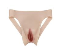 CTKOLYS Mutandine da Crossdressing Slip da Uomo Nascosti Perizoma Tipo Y con Controllo Camel Toe Pluggable Perfetto per Crossdresser Transgender Drag Queen,Style2,One Size