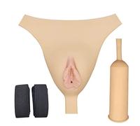 CTKOLYS Sissy Men Realistic Camel Toe Nascondere Gaff Mutandine Artificiale String per Crossdressing Transgender,Style2,One Size