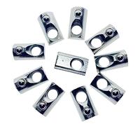 CTLH20 10 PCS Dado Scorrevole a Molla M3 M4 M5 M6 M8 per 2020 3030 4040 454 Profili in Alluminio Groove-20M5