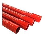 CTLH20 Tubo Flessibile Universale in Silicone, 30-100mm, Rosso, 100cm, 1 pezzo