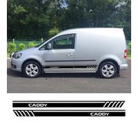CTLTSRX Adesivi per Auto 2 Pezzi, per Volkswagen VW Caddy MK1 MK2 MK3 MK4 2 3 4 Maxi Kombi Camper Van Tuning Accessori Linea Decalcomanie in Vinile