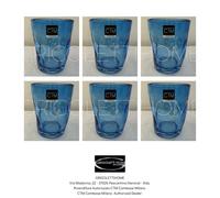 CTM Comtesse - Samoa Azzurro Maya - 6 bicchieri Acqua h cm 10 - Rivenditore