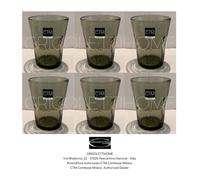 CTM Comtesse - Samoa Grigio Fumo - 6 bicchieri Acqua h cm 10 - Rivenditore