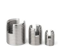Ctongrun-Bulloni a testa cilindrica M2 M3 M4 M5 M6 M8 M10 M12 M14 Riparazione filettatura scanalata Boccola inserto filettata autofilettante incorporata Durevole e resistente(Steel,M12xM16x22mm(2pcs))