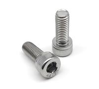 Ctongrun-Bulloni a testa cilindrica M3 M4 M5 M6 M8 316 A4-70 Stainless Steel Head Bolt Hexagon Hex Socket Head Cap Screw, Durevole e resistente(18mm,M5 10pcs)