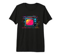 CTR TV Synthwave Look d'altri Tempi Maglietta Premium