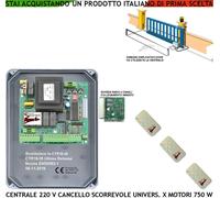 CTR18 PM-5000 CENTRALE CANCELLO SCORREVOLE 220 V MODULO RADIO 2 CANALI 3 RADIOC