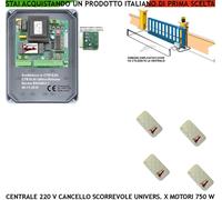 CTR18 PM-5000 CENTRALE CANCELLO SCORREVOLE 220 V MODULO RADIO 2 CANALI 4 RADIOC